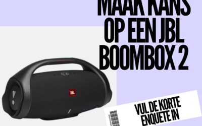 Maak kans op een JBL Boombox 2!