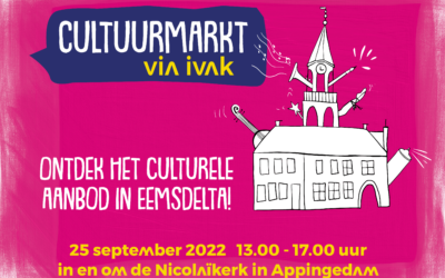 Kom je ook naar de Cultuurmarkt op 25 september?!