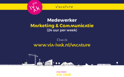 Vacature medewerker marketing & communicatie (24 uur)